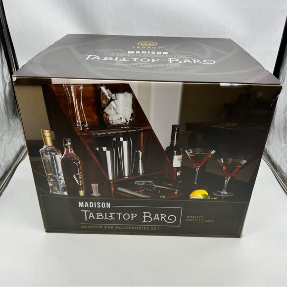 Madison Tabletop Bar Set - Picture 10 of 10